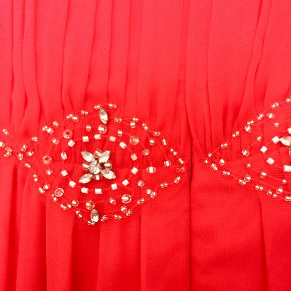 Fiesta 4XL Red Prom/Empire Evening long Dress - Picture 4 of 7